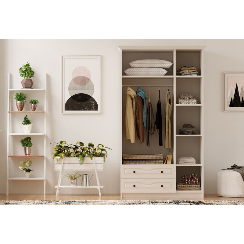 Antowne 3 Door Manufactured Wood Wardrobe