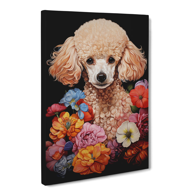 Poodle Informel - Wrapped Canvas