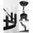 8 - Light Dimmable Wagon Wheel Chandelier-267071755