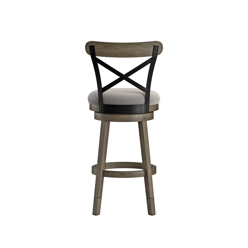 Tabouret pivotant en bois Burt