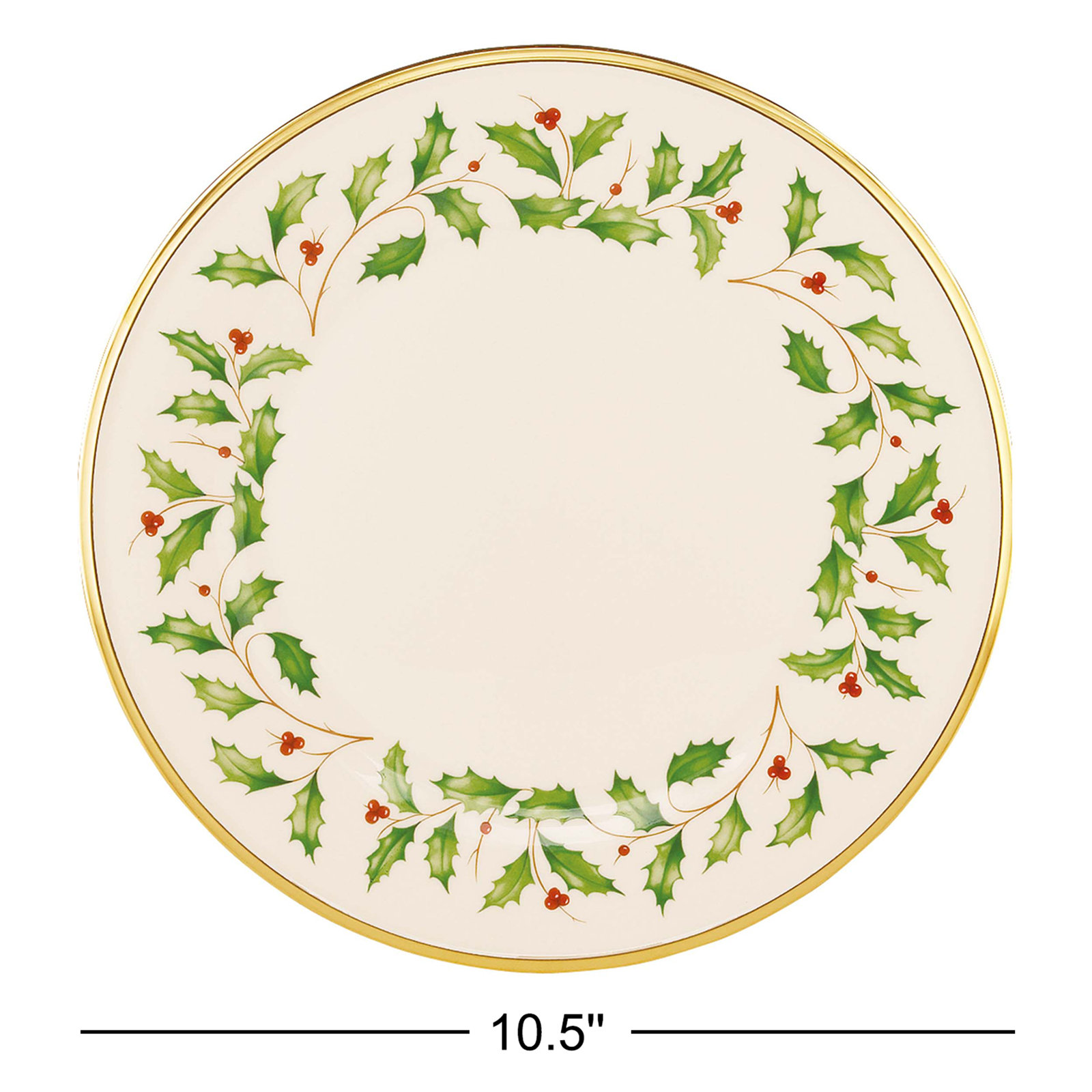 Lenox Holiday 11" Porcelain Dinner Plate