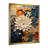 Orange Teal Botanical Whirlwind IV - Leaves Canvas wall art Botanical canvas print-895099741-895099736