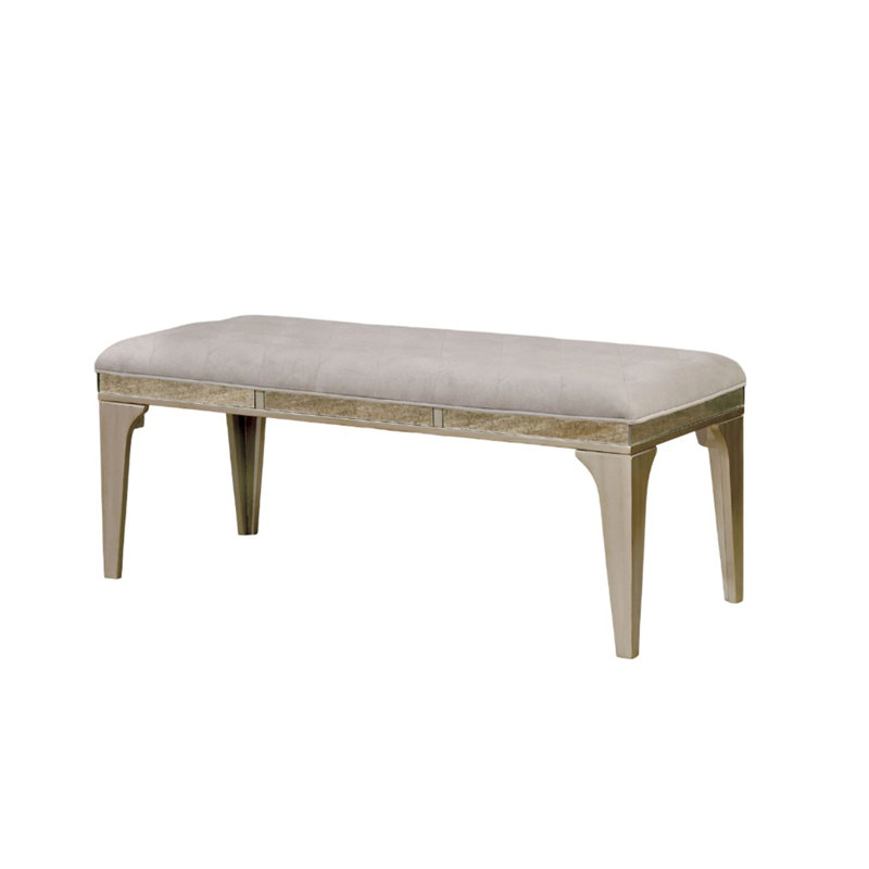 Coussin de siège en flanelle capitonnée de style transitionnel 1pc