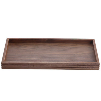 Natural Elegance · North American Black Walnut Tray | Simple Modern Tea Tray | Artistic Choice For Home Wood Storage