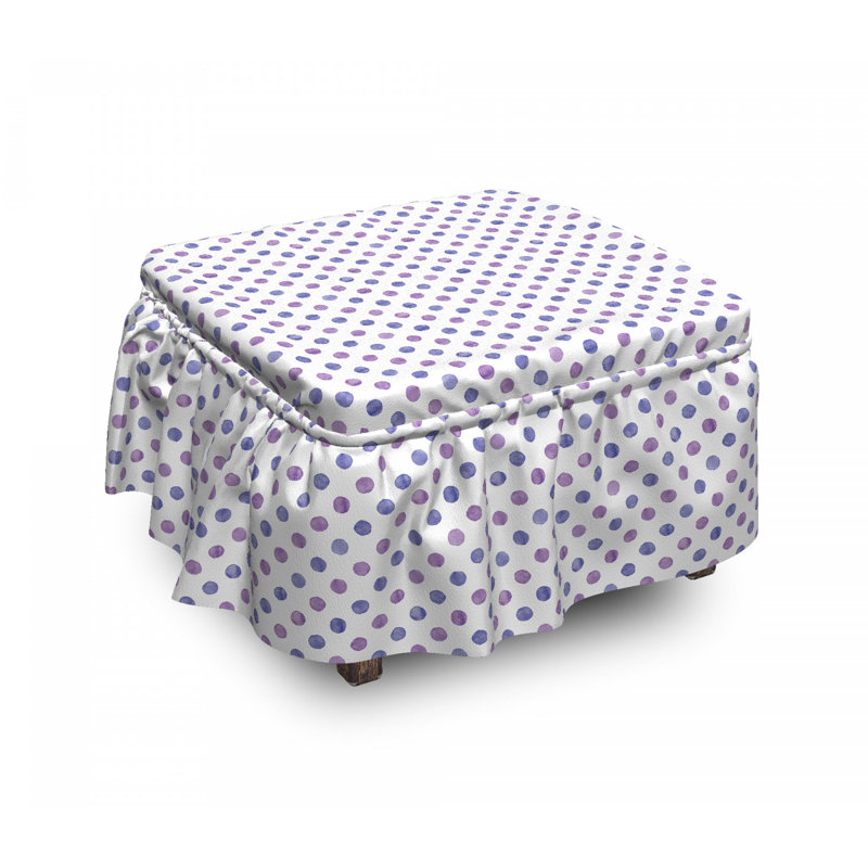 Box Cushion Ottoman Slipcover
