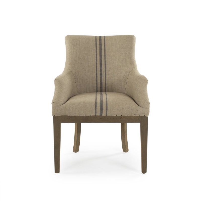 Liberte Armchair, Blue Stripe