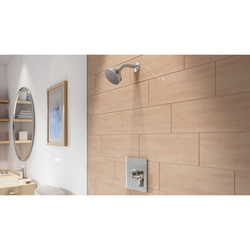 Pomme de douche à jet simple 4 po 1,75 GPM TOTO® Oberon®, chrome poli