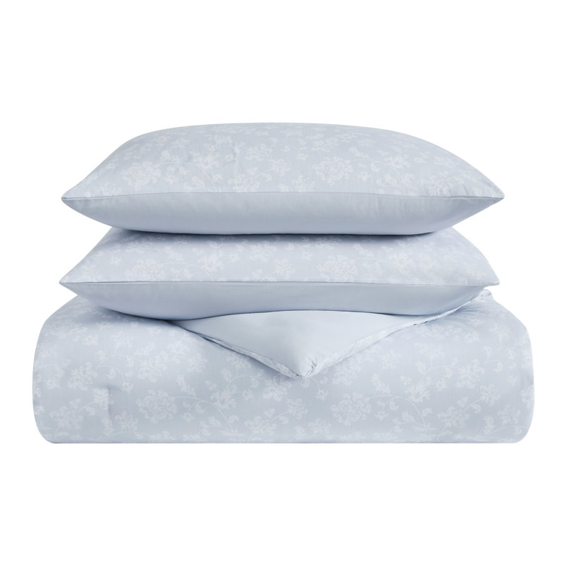 Shamont Cotton Plain Weave Solid Colour Comforter Set, Twin Extra Long Comforter + 1 Standard Pillow Sham