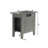 Glenni Solid Wood End Table and Built-In Outlets