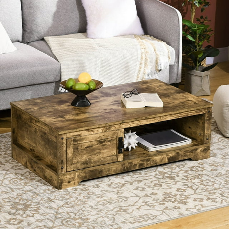 Johntai Coffee Table, Rustic Brown