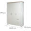 Felicia 3 Door Wardrobe