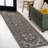 Sarok Ornate Large Medallion Machine-Washable Green/Navy/Cream Rug-1452699008