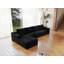 Canapé modulaire 131,9 x 68,9 po sans assemblage - Canapé 4 pièces en velours côtelé pelucheux pour salon / chambre à coucher / appartement (blanc)-1209473720-1209473725