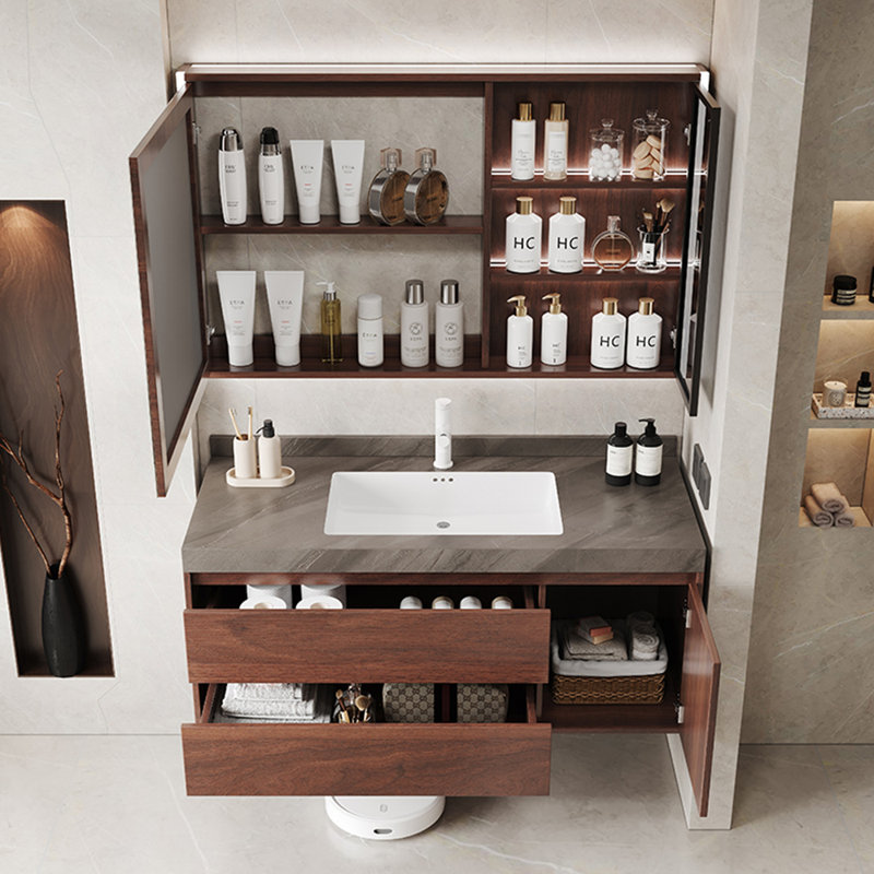 Retro simple bathroom cabinet