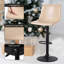 Ensemble de 2 tabourets de bar pivotants Halima Rockel-1925386965-1921953363