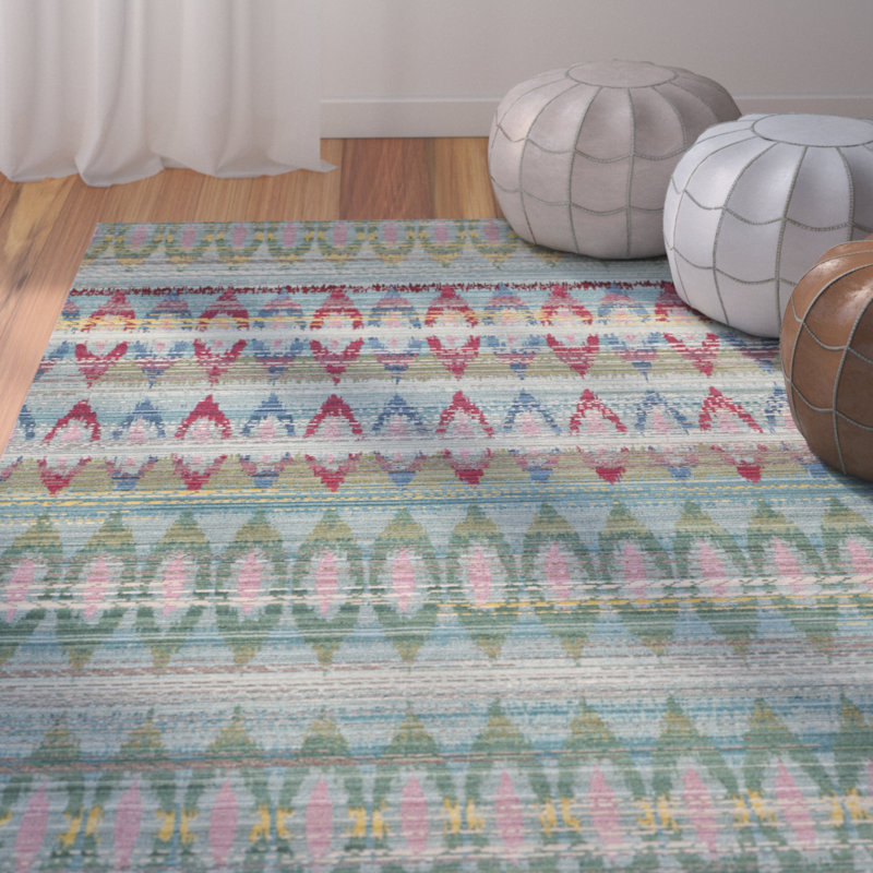 Embrya Valencia Performance Geometric Rug, Rectangle 4' x 6'