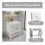 Base de meuble-lavabo simple 36 po seulement