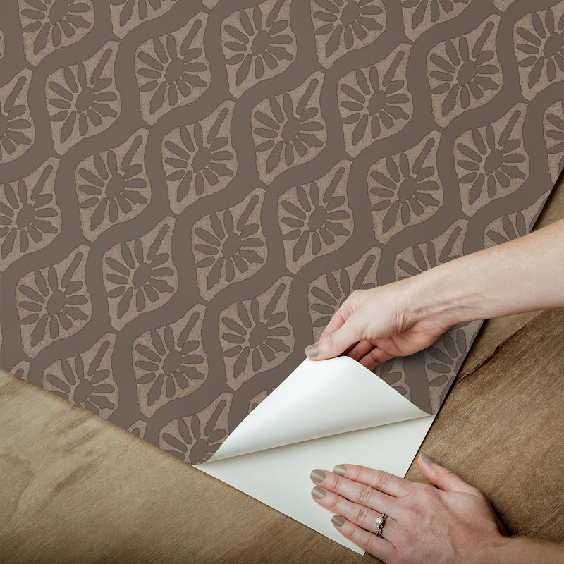 Papier peint adhésif Nova Carob Brown