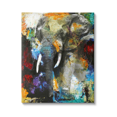 " Layered Elephant Bold Wildlife "