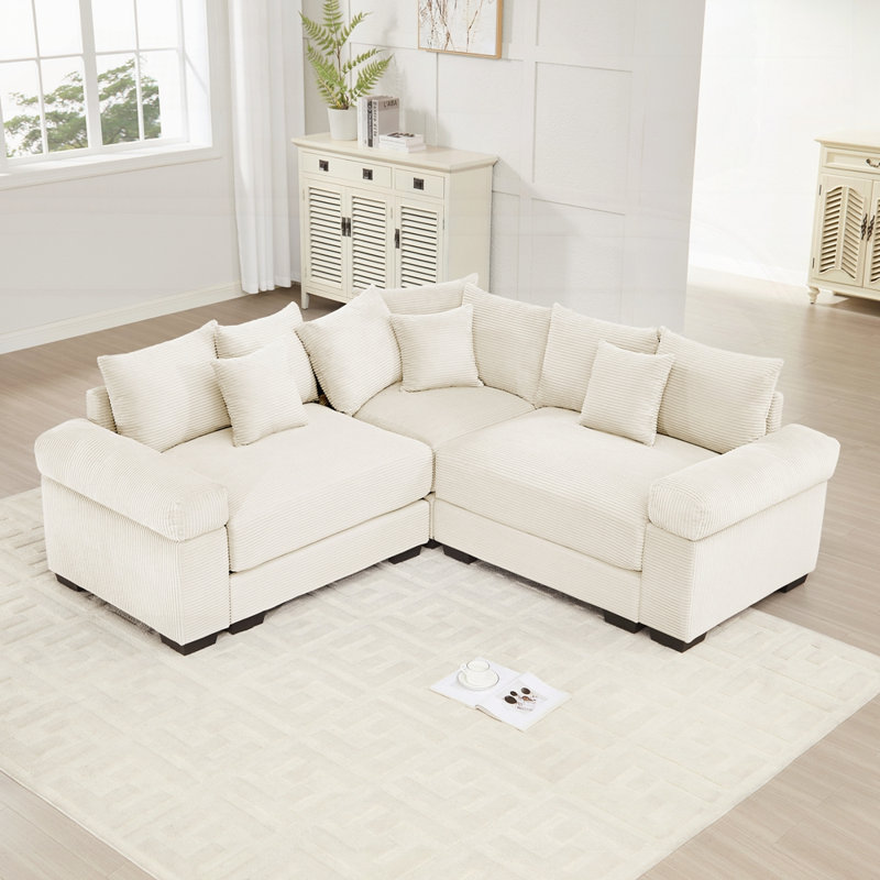 Canapé modulaire surdimensionné Cloud, Beige