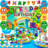 112 pièces décorations d'anniversaire Number Blocks, vaisselle de fête Number Blocks 