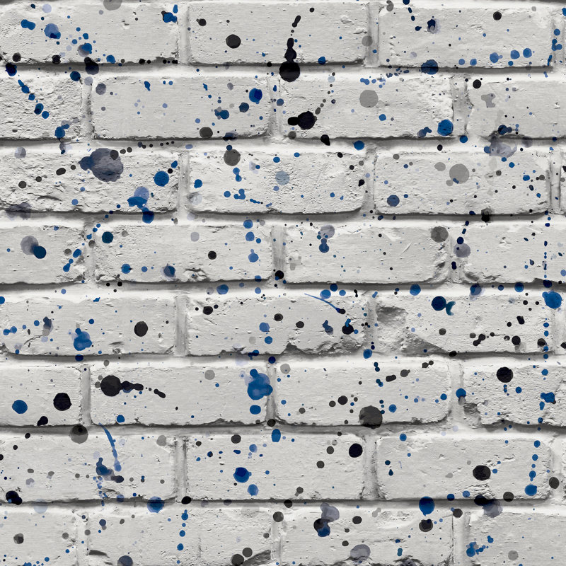 Papier peint abstrait éclaboussures murales grises