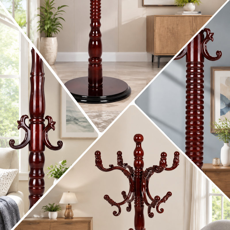 Solid Wood Freestanding 14 - Hook