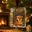 Ornement de Noël en argent de Noël-489729460