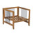 Dravik Modern Boho Acacia Wood Patio Armchair with Rope Accents and Deep Cushions-128843145