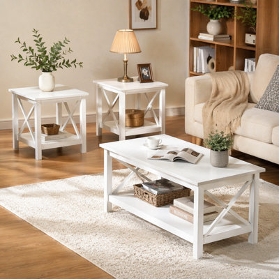 Ensemble de tables basses 3 pièces Slater