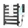 6-Bar Wall Premium Towel Warmer With Touch Control, 3 Heat Settings, Wide Bar Design, IPX4 Waterproof, Space Aluminum Construction