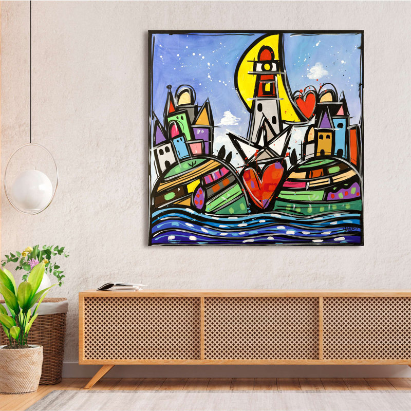 Heartland by Wallas - Wrapped Canvas Print, 50cm H x 50cm W