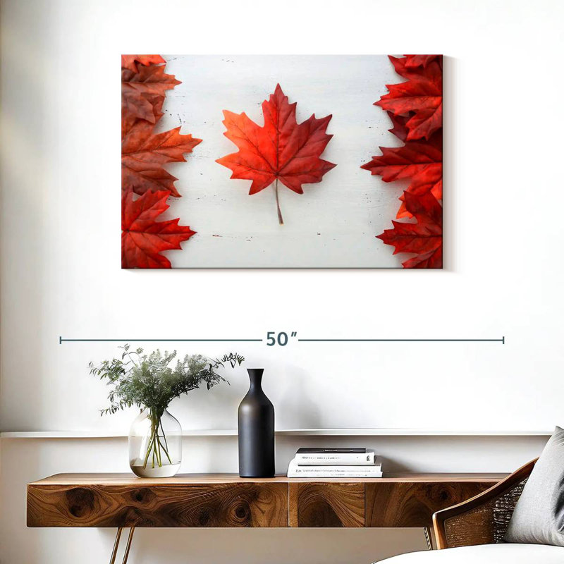 Borges Maple Leaf, 24" H x 36" W