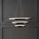 Meranda 3 - Light Dimmable LED Tiered Chandelier