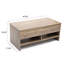 Table basse extensible avec rangement Aidrick