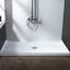 Base de bac de douche à seuil simple de l 60 po x P 32 po avec ensemble de bonde et couvercle de bonde inclus, antidérapant-65273737-65134833