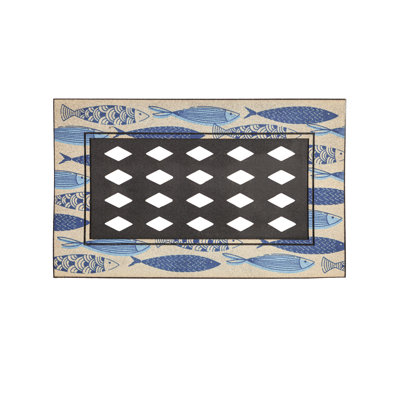 Tapis de plage intérieur antidérapant 30 po x 18 po Sassafras Beach