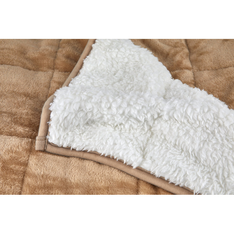 Hornsey Throw Blanket, Taupe, W150 x L200cm
