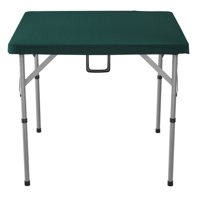 Table de jeu pliable blanche à 4 joueurs 34 po Stellweilan Tessberg