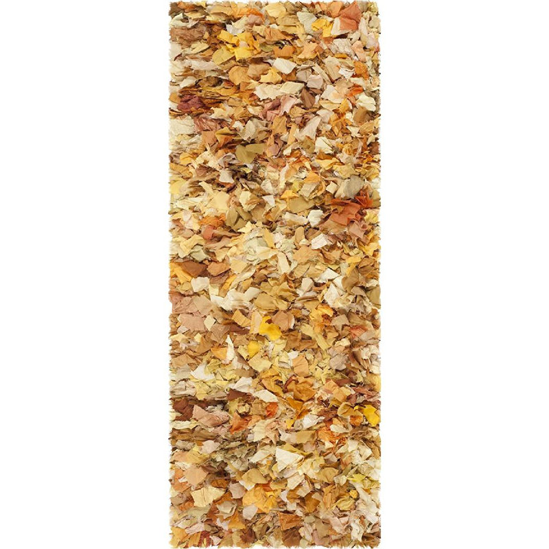 Godsey Shag Hand Woven Performance Rug, Runner 2'3" x 9'