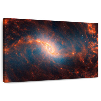 Oberle Webb and Hubble - Spiral Galaxy NGC 1365