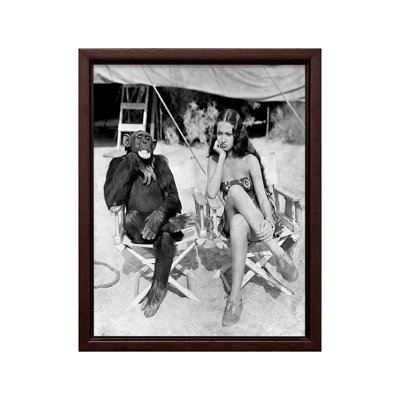 Dorothy Lamour et Jiggs the Chimpanzee
