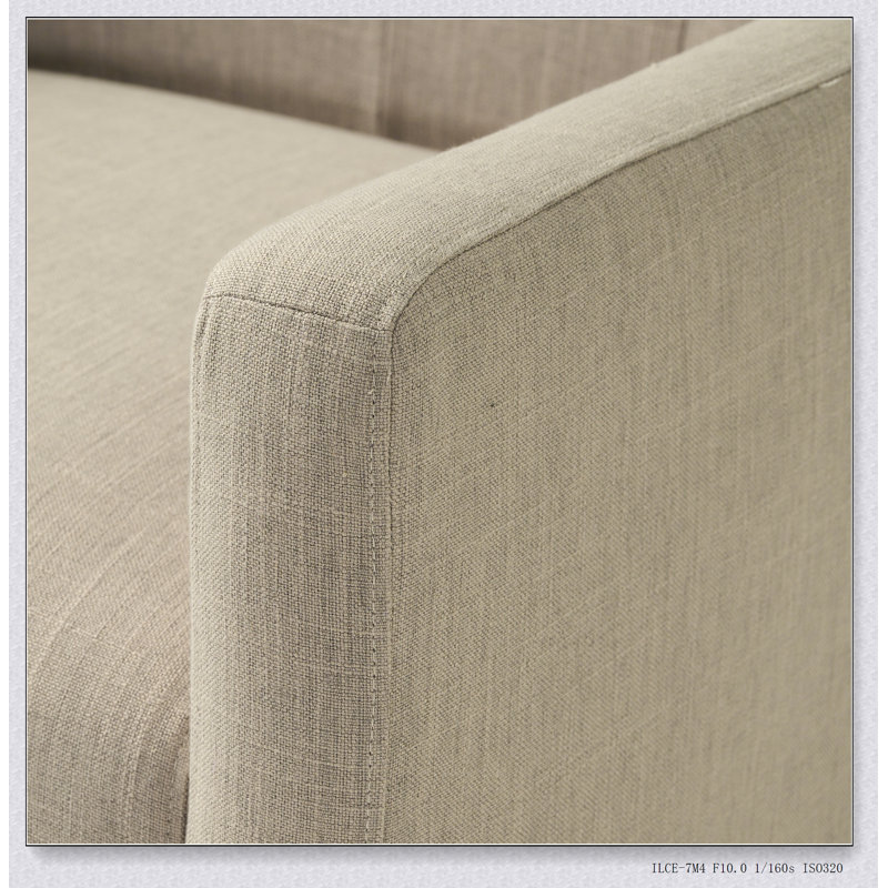 Fauteuil rembourré avec repose-pieds, chaise de chambre à coucher