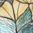 17.5"H Ginkgo Leaf-Stained Glass Window Panel