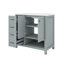 Meuble-lavabo 36 po avec portes doubles et deux tiroirs-490689894