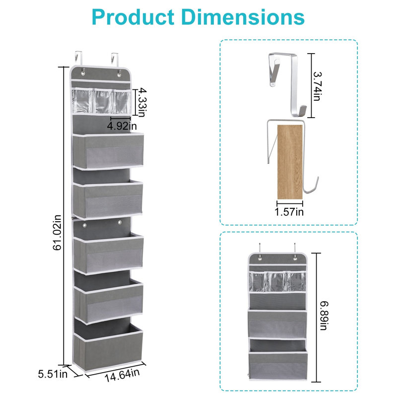 Organisateur de porte en tissu Noboyuki