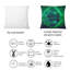 Coussin Green Aurora Northern Light - imprimé nautique et côtier-1850601000