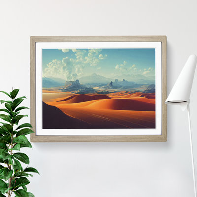 Pleasing Mountain Landscape - Single Picture Frame Print