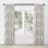 Solstice Printed Curtain Panel In Spa
