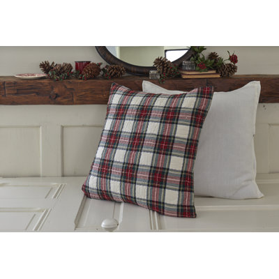 Aberdeen Plaid Down Reversible Throw Pillow